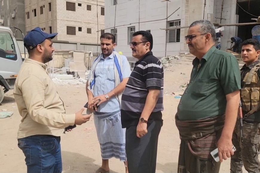 مدير عام المنصورة يتفقد الأعمال النهائية بمشروع بناء مجمع قضائي بالمديرية