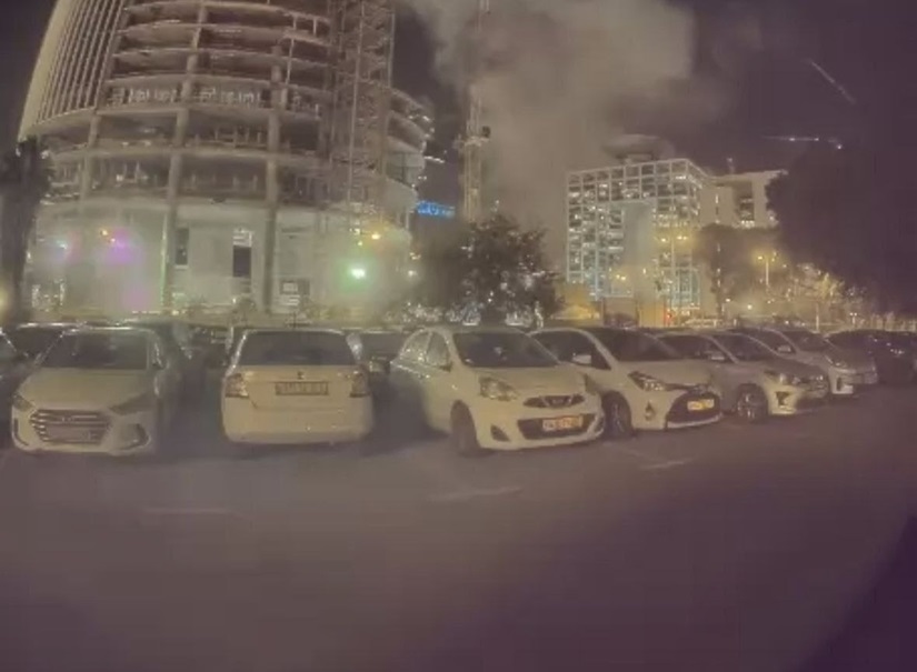 تدمير المجمع الحكومي الصهيوني في كرياه بتل ابيب