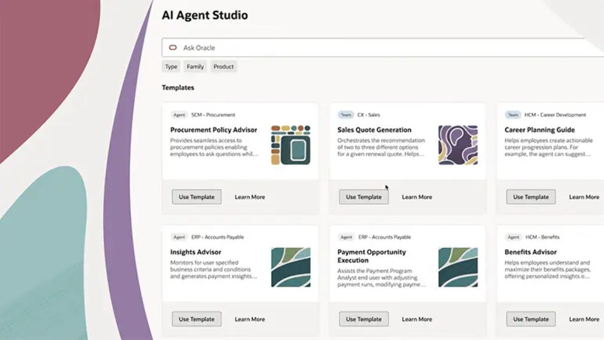 Oracle Introduces AI Agent Studio