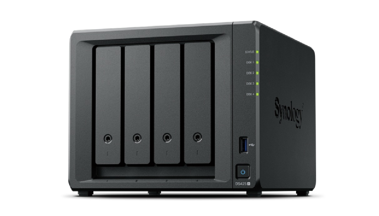 Synology Launches DiskStation DS425+ Compact 4-Bay Storage Solution
