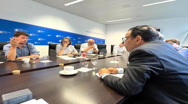 الساحمي : عرضت على مسؤولين أوروبيين الأزمة الإنسانية في الجنوب ومستقبل عملية السلام
