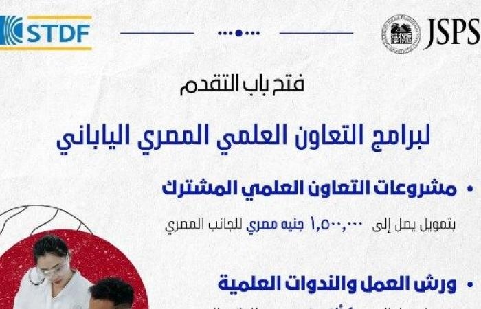 أخبار مصر : فتح باب التقدم لبرامج التعاون العلمي بين مصر واليابان في مجالات البحث والابتكار