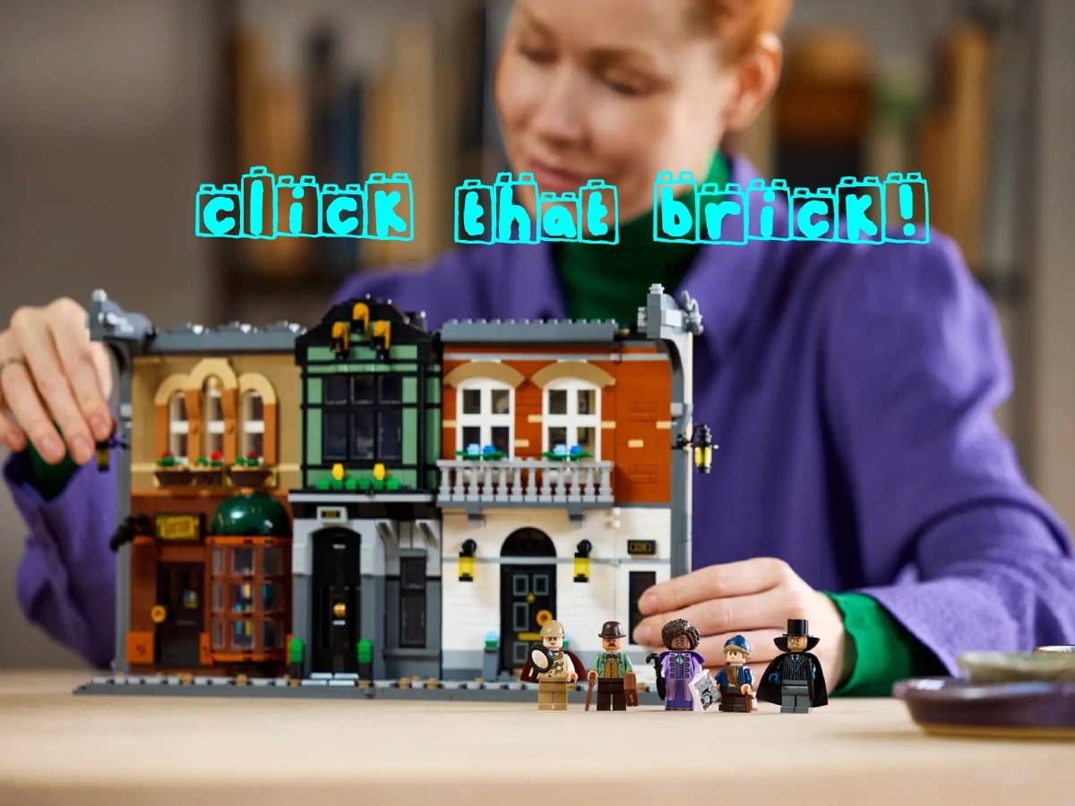 Click That Brick! The LEGO Icons Sherlock Holmes: Book Nook