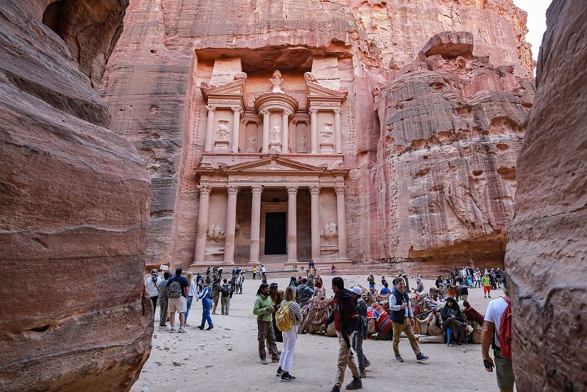 8% زيادة فى حركة السياحة الوافدة للأردن