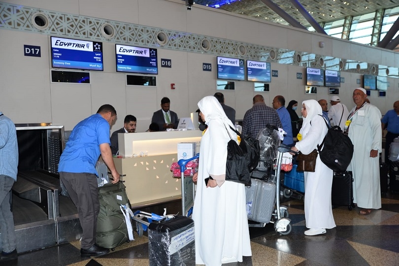 مصر للطيران تسير غدا الخميس 19 رحلة لعودة الحجاج