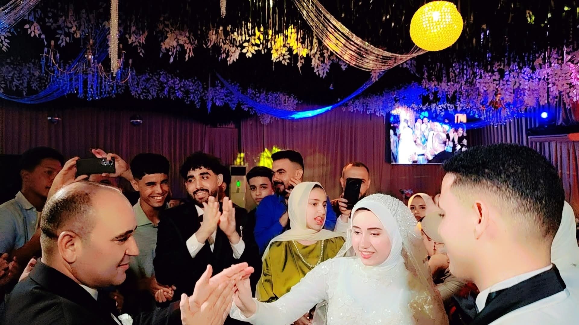 زفاف حنين وباهي .. ألف مبروك