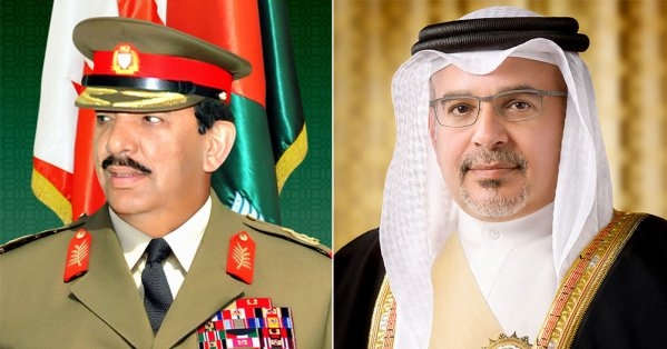 سمو ولي العهد نائب القائد الأعلى للقوات المسلحة رئيس مجلس الوزراء يتلقى برقية تهنئة من القائد العام لقوة دفاع البحرين