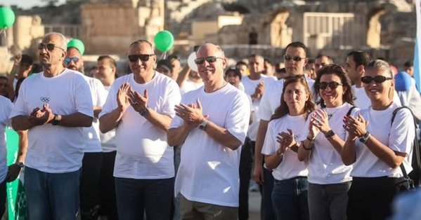الأولمبية الأردنية تنظيم اليوم الأولمبي في جرش