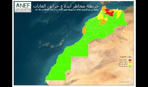 إنذار مبكر لحرائق الغابات… هذه المناطق في المغرب تحت مجهر الخطر