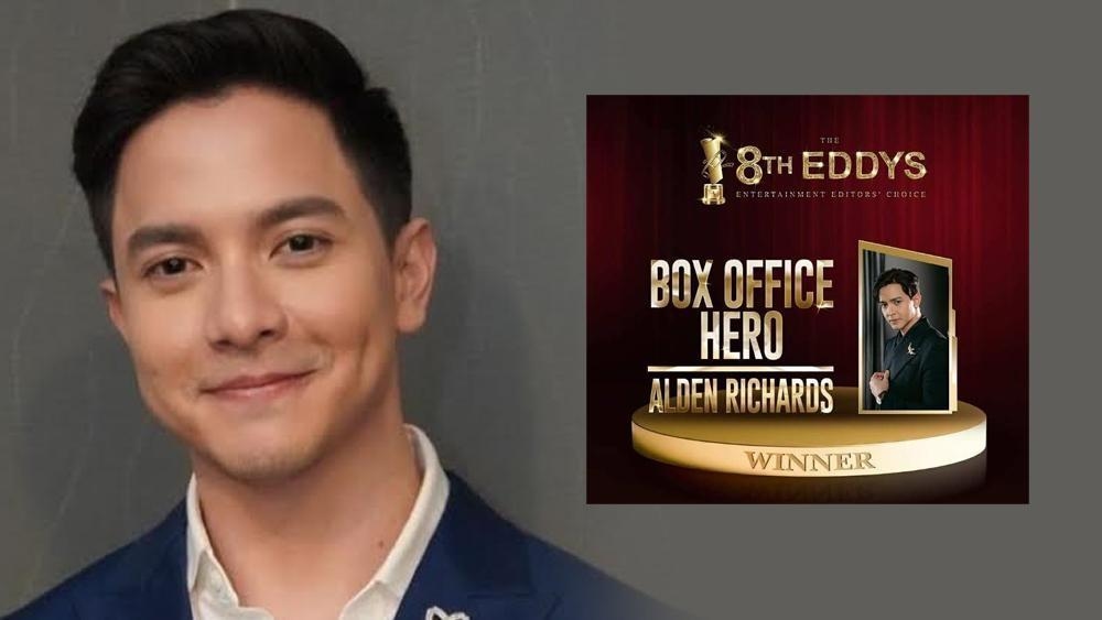 Alden Richards wins Box Office Hero at The 8th EDDYS
