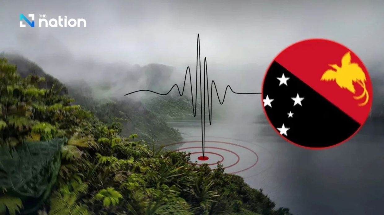 Strong 6.5 magnitude quake strikes Papua New Guinea; small tremors detected in Thailand and Myanmar