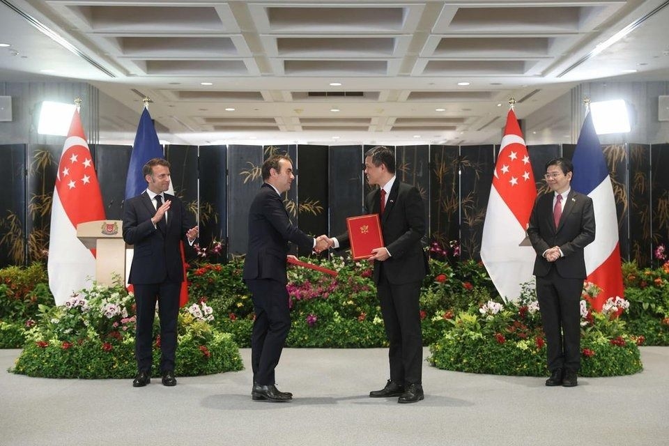 Singapore and France to expand defence ties, cooperate on nuclear energy in upgraded relationship