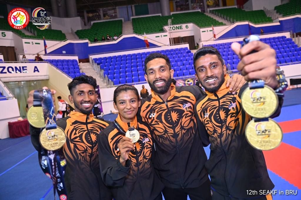Malaysia shine with four golds in SEA karate meet