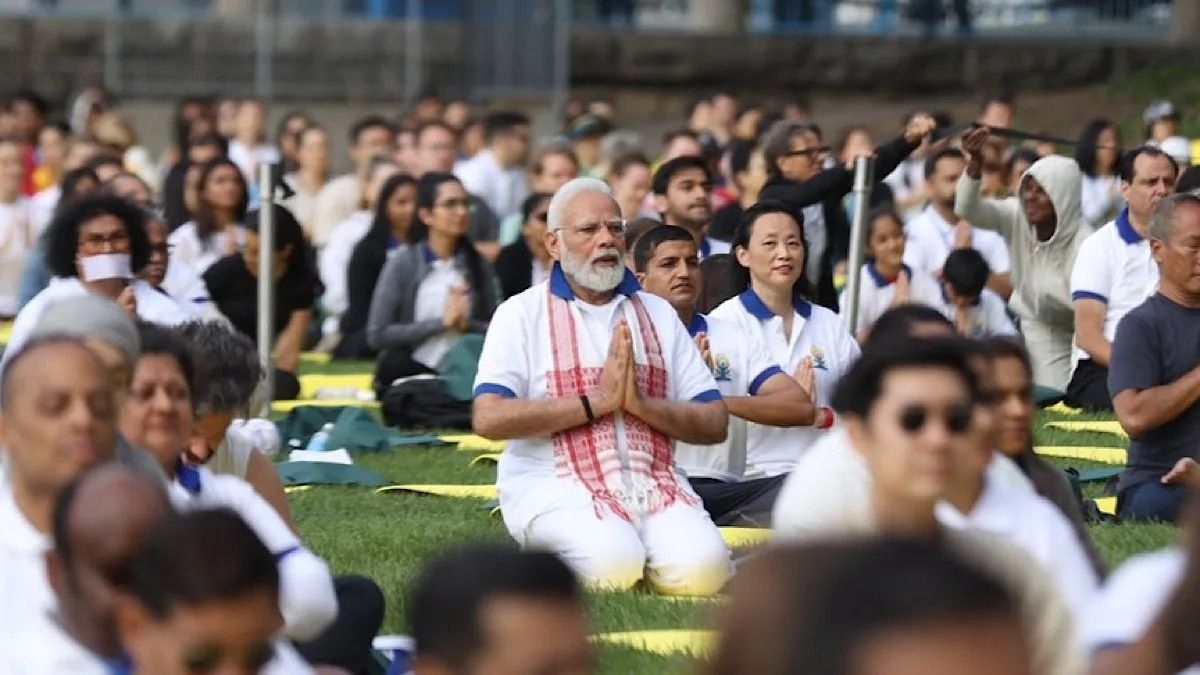 Yoga gives world the direction of peace: India's PM Modi