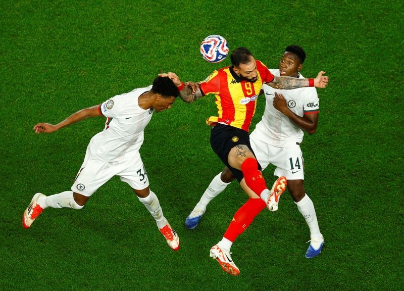 Soccer-Chelsea cruise past Esperance, to face Benfica in Club World Cup knockout