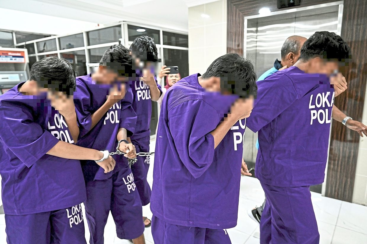 Five students remanded in bullying case