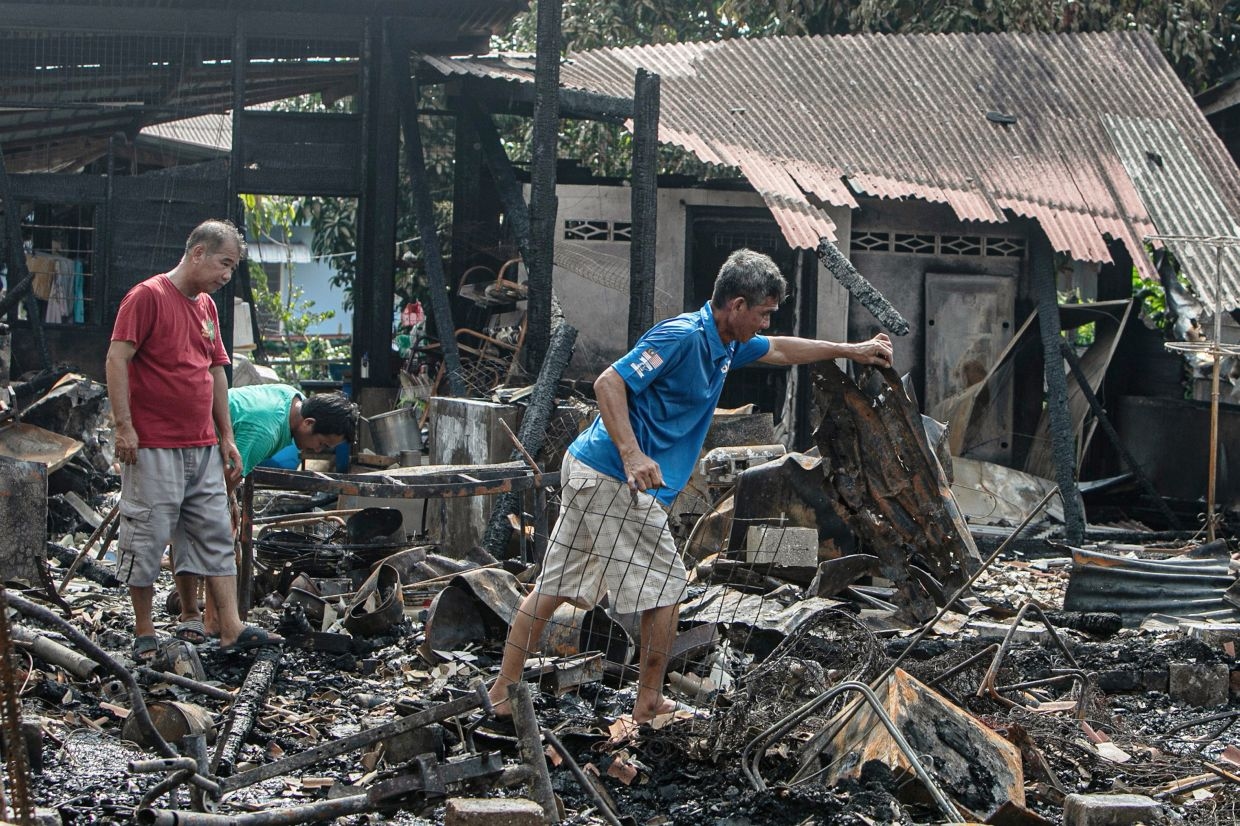 Fire spread too quickly, no time to save anything, says Hutang Melintang fire victim