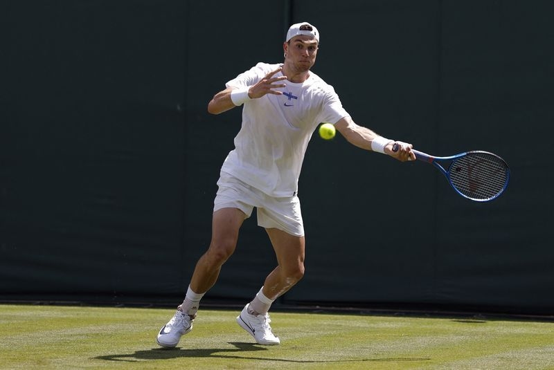 Tennis-And breathe...Britain's Draper calm before entering Wimbledon pressure cooker