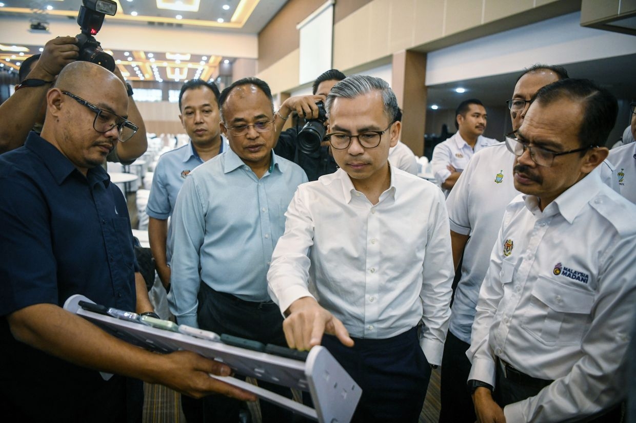 Fahmi inspects Malaysia Day 2025 venue in Butterworth