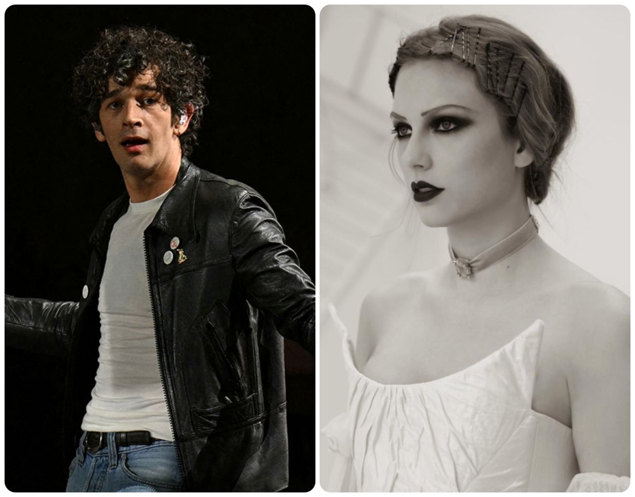 Matty Healy mocks ex Taylor Swift during The 1975's Glastonbury set