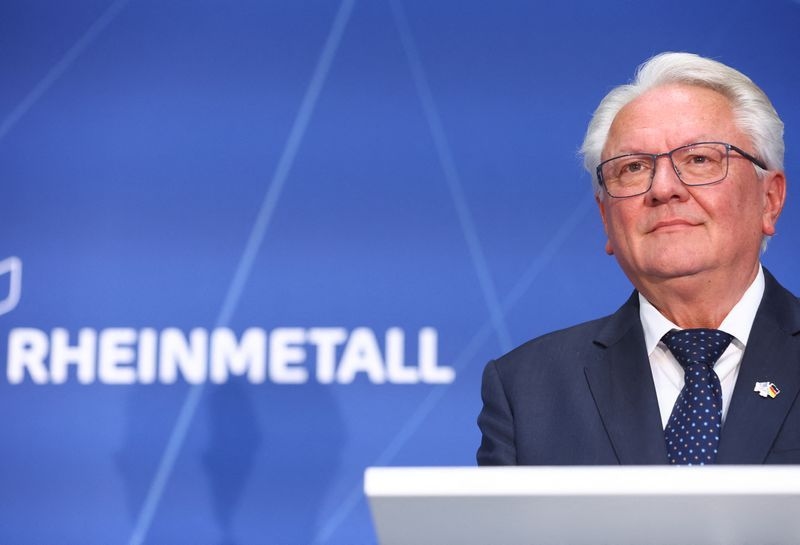 Rheinmetall seeks sales of up to 50 billion eur by 2030, CEO tells German TV