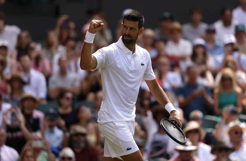 Tennis-Djokovic rolls back the years to crush Britain's Evans