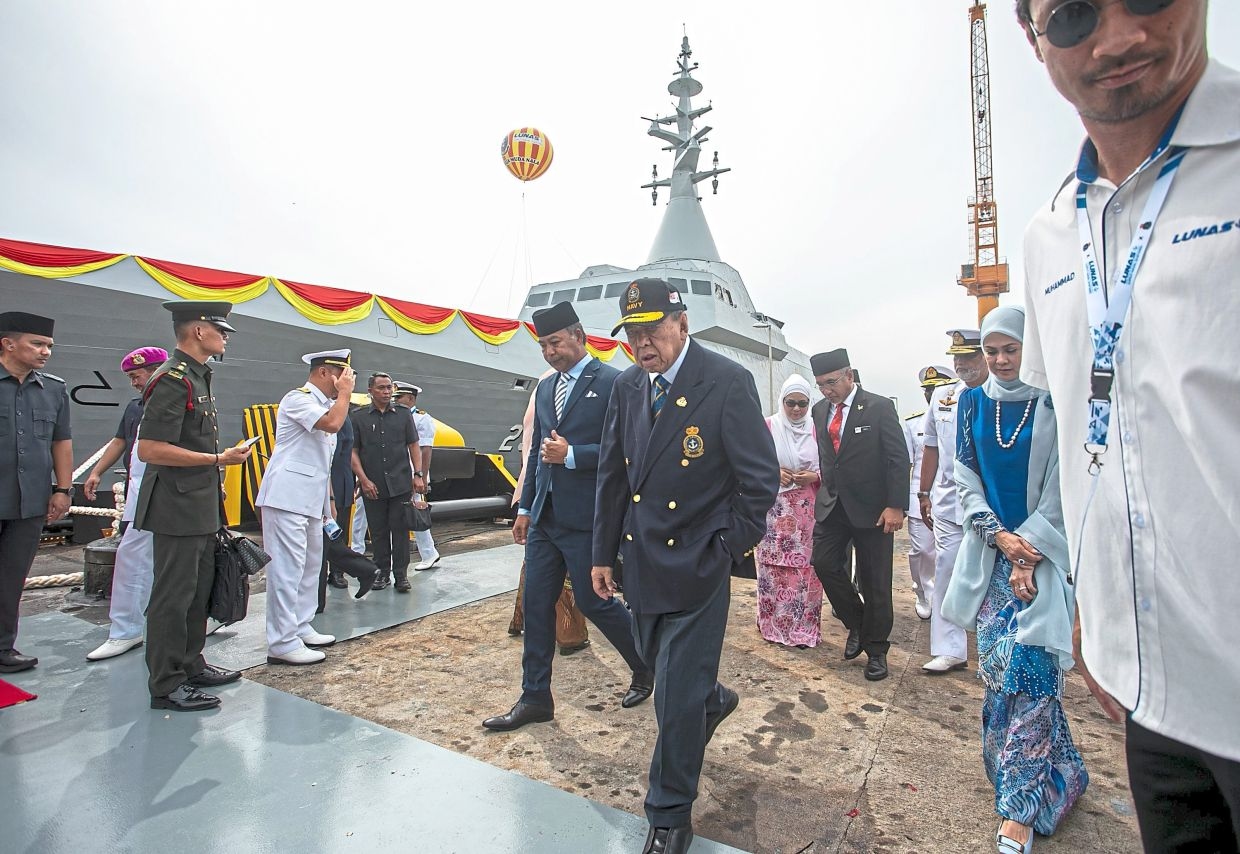 Royal launch for navy's second LCS