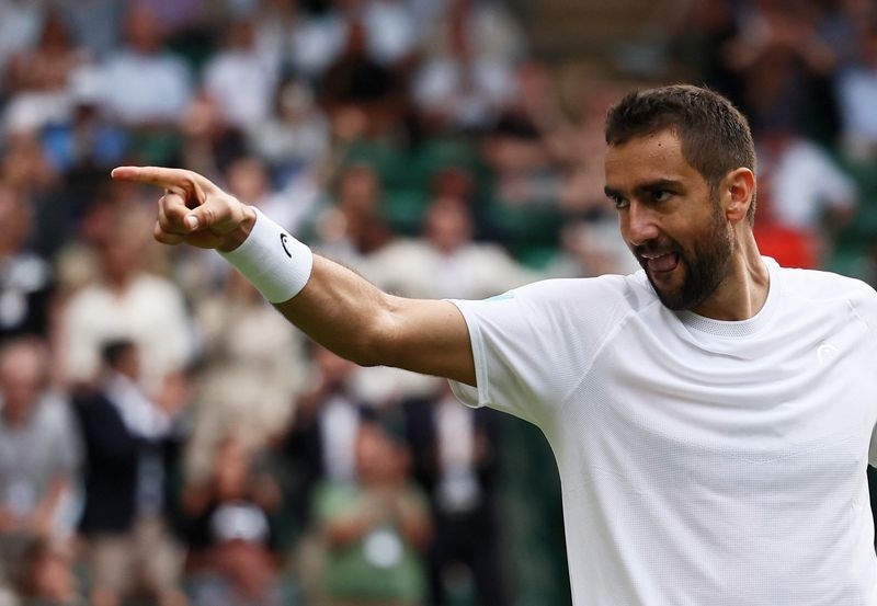 Tennis-Cilic plays dream-wrecker to British hopes by toppling fourth seed Draper