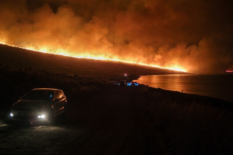 Turkey arrests ten suspects after wildfires, interior minister says