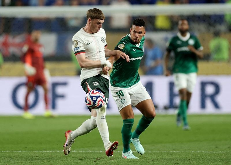 Soccer-Late own goal sends Chelsea past Palmeiras into semi-finals