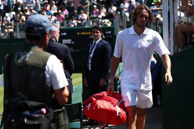Tennis-Coach Ivanisevic slams Tsitsipas after early Wimbledon exit
