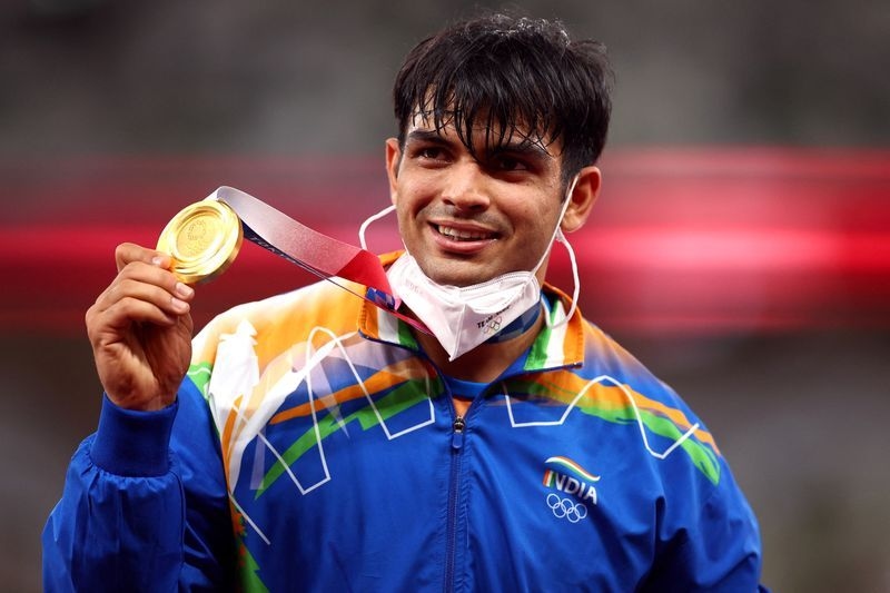 Athletics-Neeraj Chopra wins gold his eponymous event