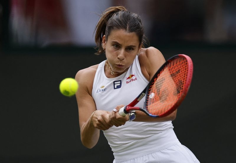 Tennis-Defending Wimbledon champion Krejcikova knocked out by Navarro