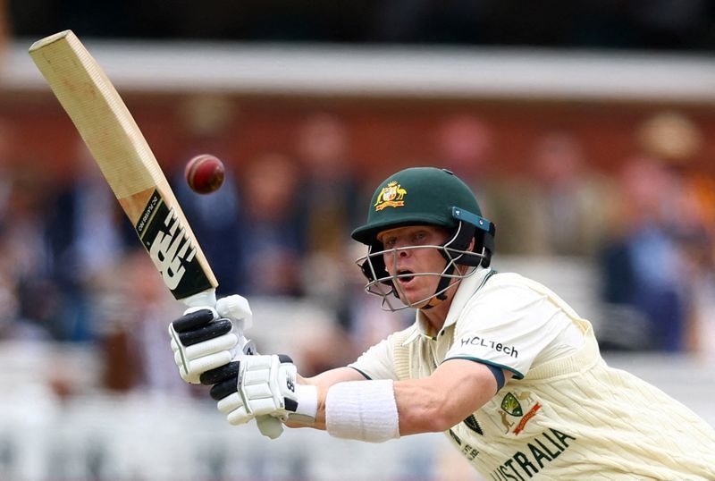 Cricket-Australia seize control as Smith's masterclass extends lead to 254