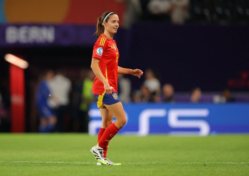 Soccer-Bonmati's health remains priority, Tome says ahead of Belgium game