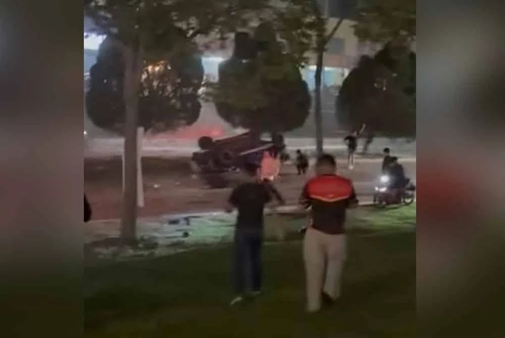 QuickCheck: Did a reckless teen overturn his car in Seremban?
