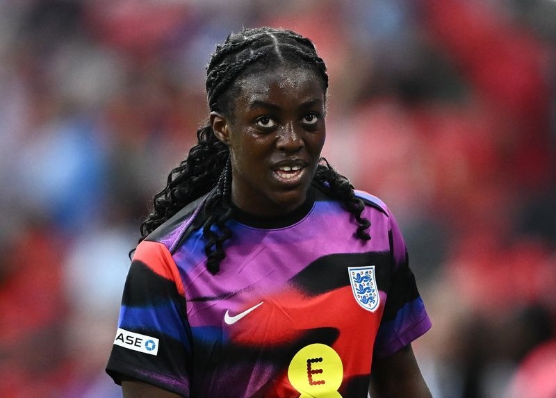 Soccer-Young forward Agyemang hoping to help England take off at Euro 2025
