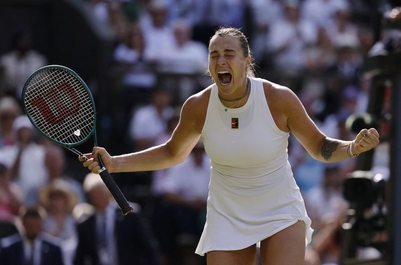 Tennis-Sabalenka survives Siegemund spell to reach Wimbledon semis