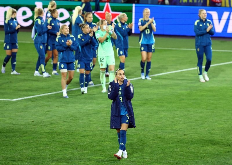 Soccer-Sweden's Asllani gives away special shirt after fan's heartfelt plea