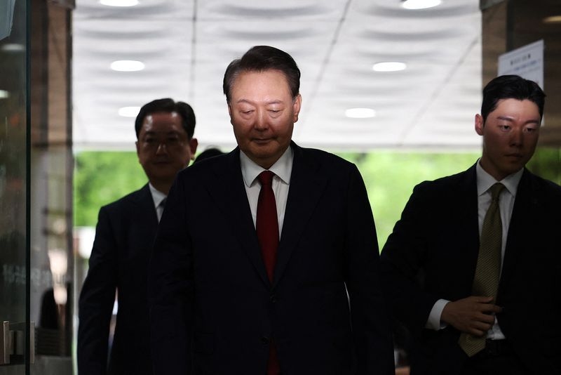 South Korean court issues arrest warrant for ex-President Yoon, Yonhap reports