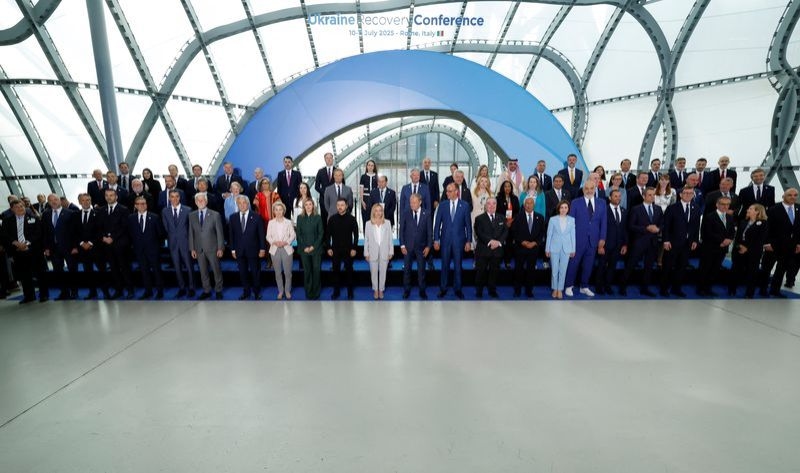 Conference commits over 10 billion euros to Ukraine rebuilding, Italy says