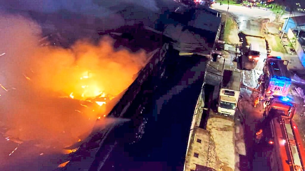 Ice cream maker loses entire stock in blaze