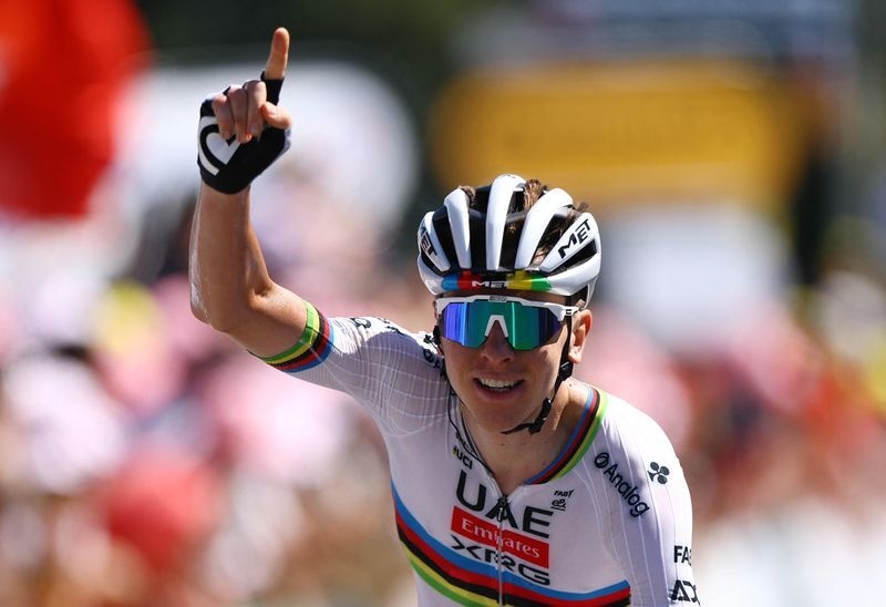 Cycling-Pogacar back in yellow after winning stage seven of Tour de France
