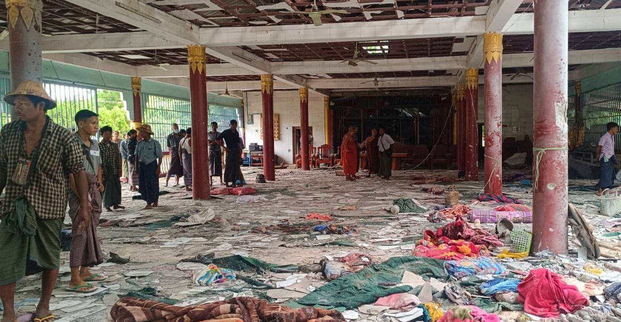 Attack on monastery in Myanmar's Sagaing kills at least 23, witnesses say