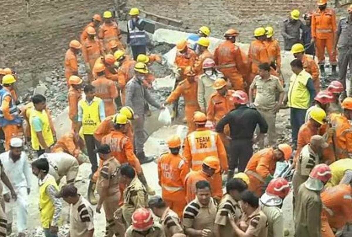 Two killed and eight injured in building collapse in Indian capital, New Delhi