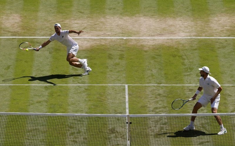 Tennis-Britain's Cash and Glasspool win Wimbledon men's doubles title