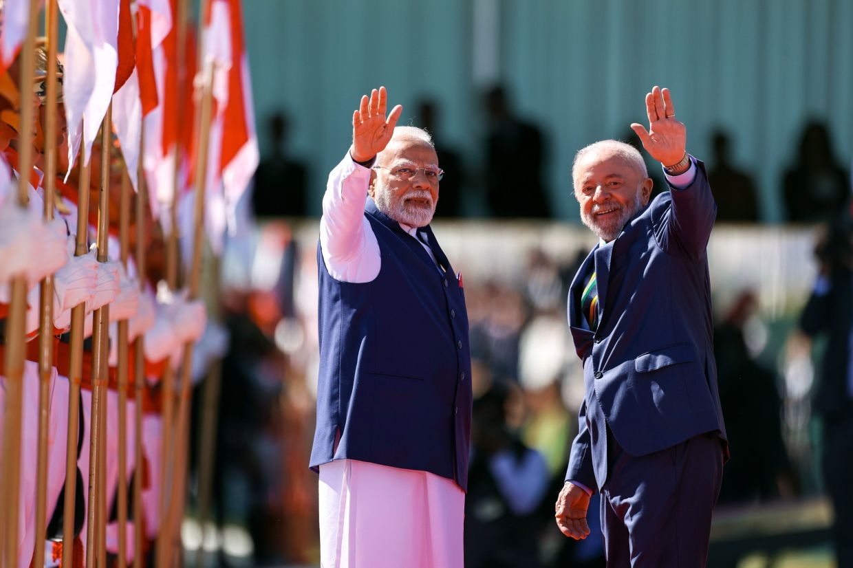 In a show of unity against Trump, Brazil and India vow to triple trade flows