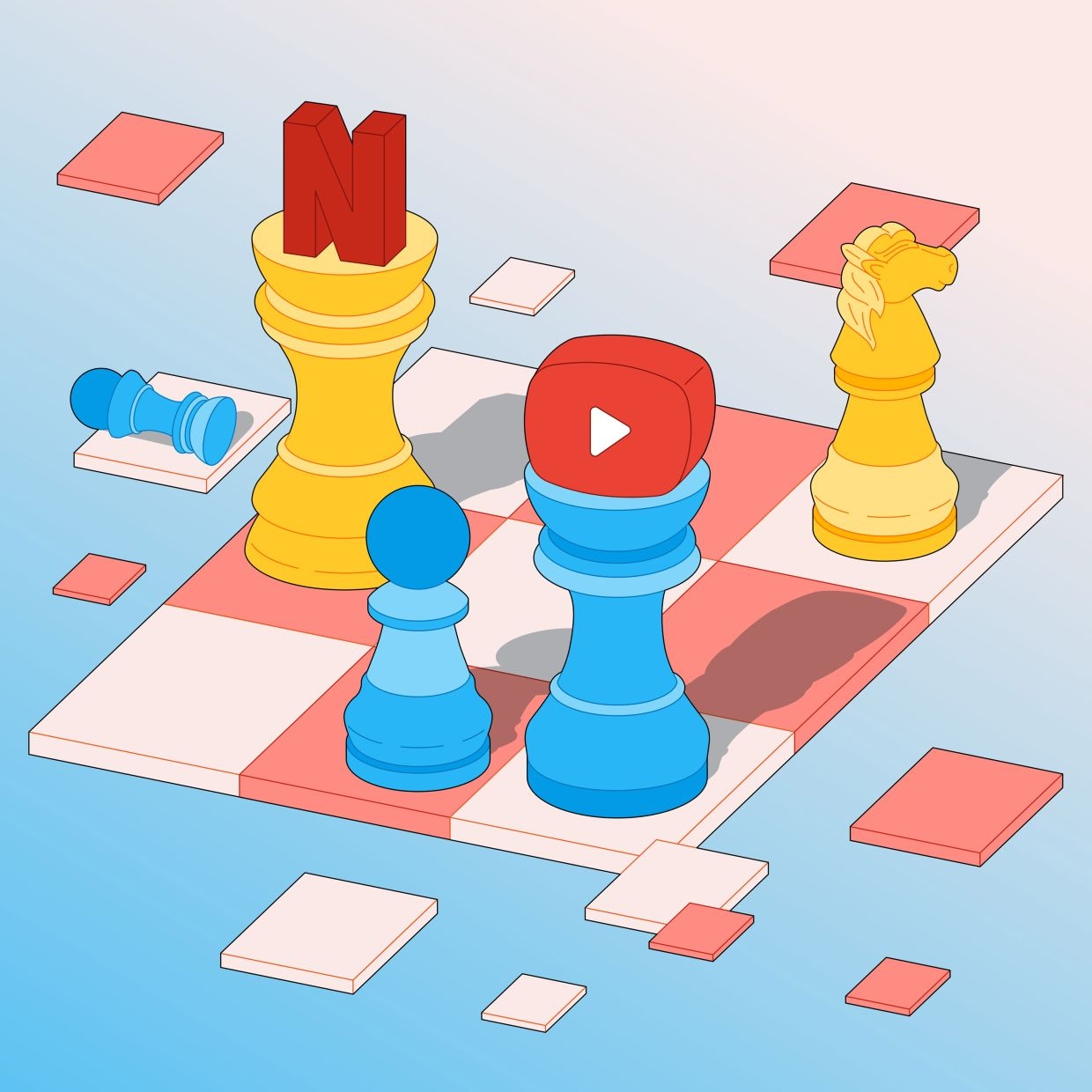 The streaming wars come down to two: YouTube vs Netflix
