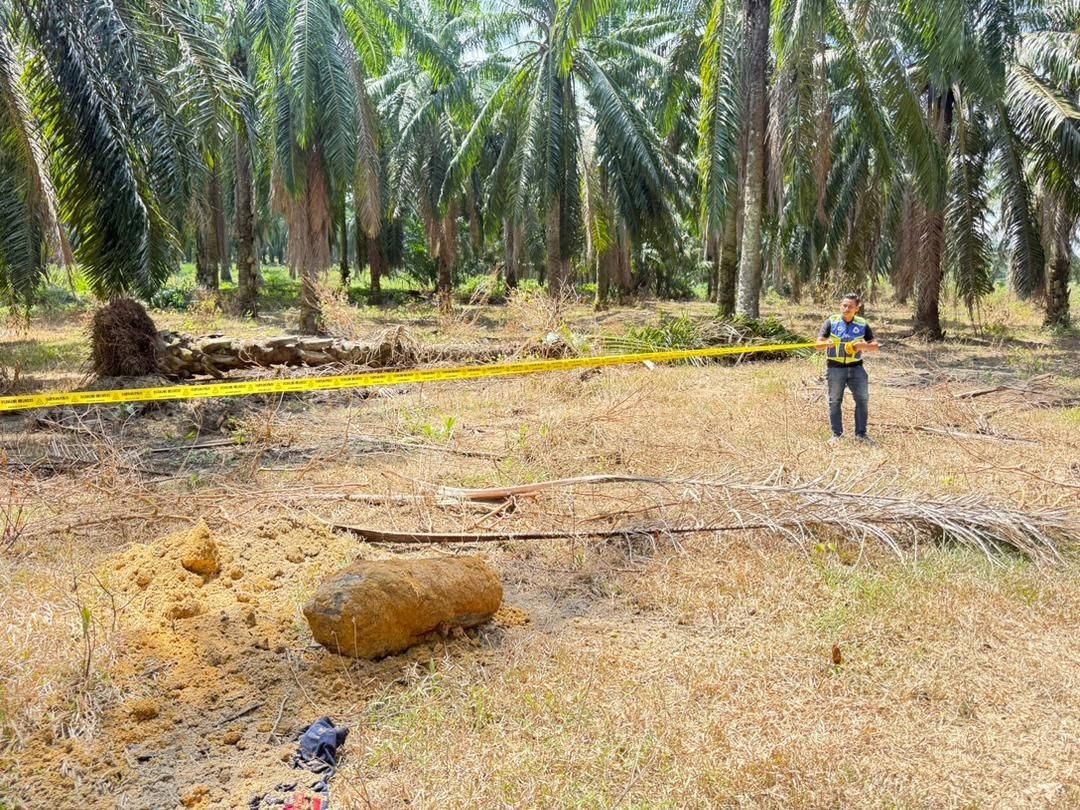 WWII-era ordnance weighing over 200kg found near Jasin