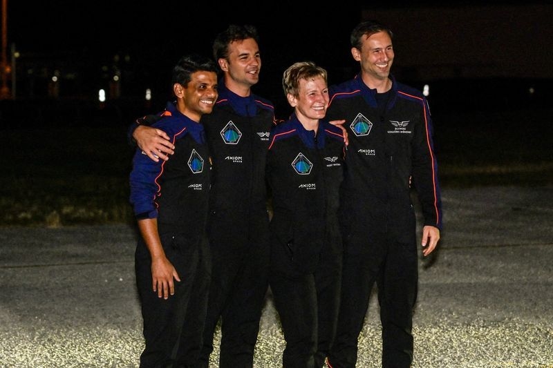 Astronauts from India, Poland, Hungary depart space station for return flight